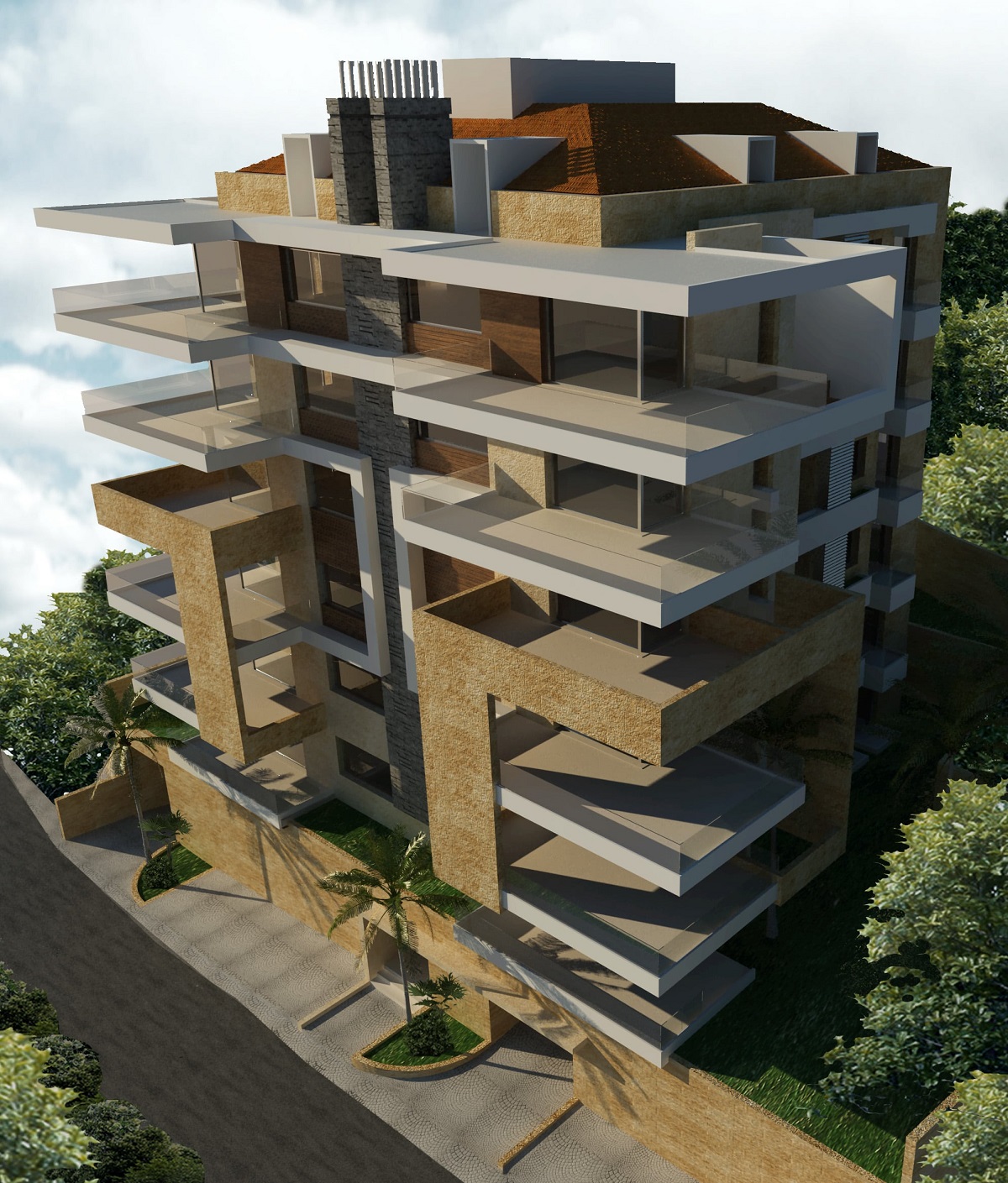 Ghadir 674 sea view from the building